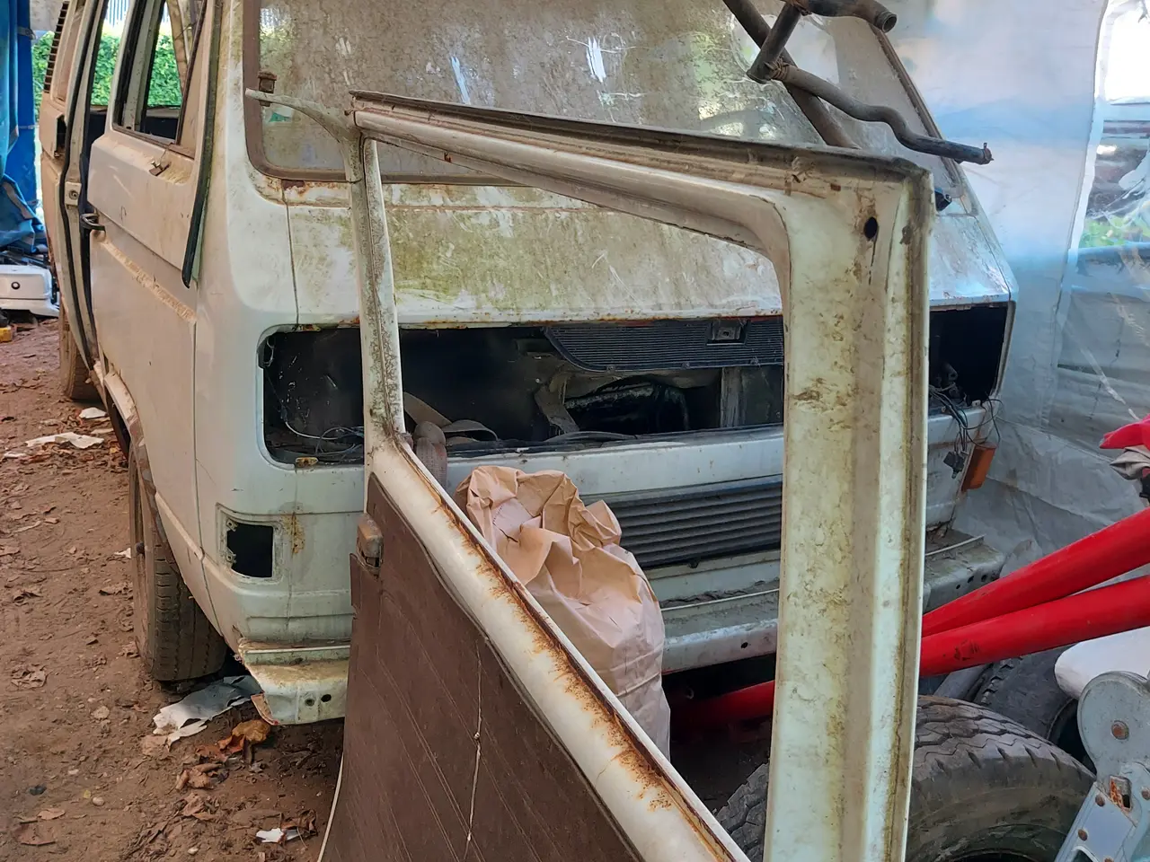 Billede 1 - Vw t3 TD til opbygning. 