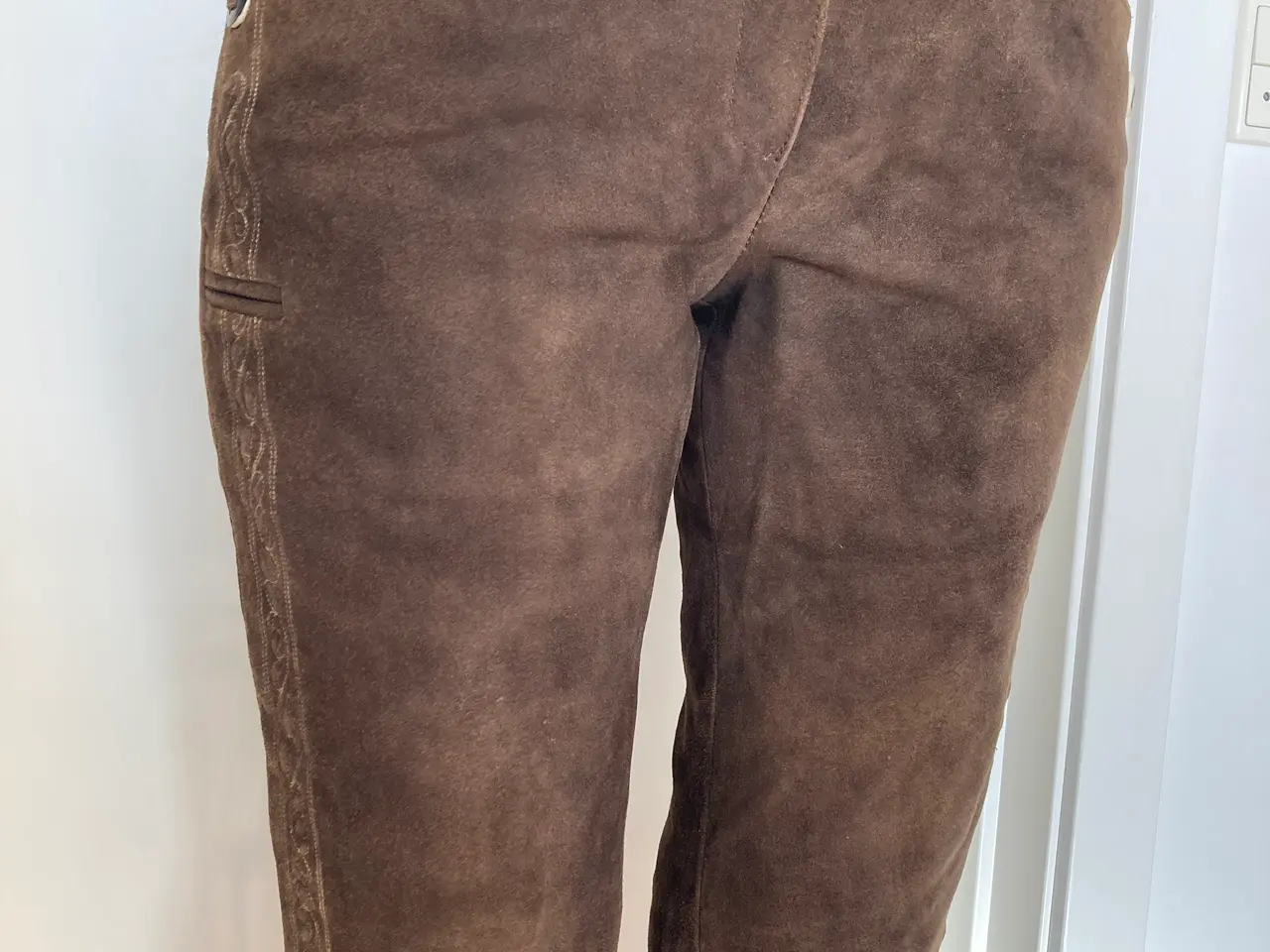Billede 6 - Lederhosen originale tyske, Gedeskind. Bierfest