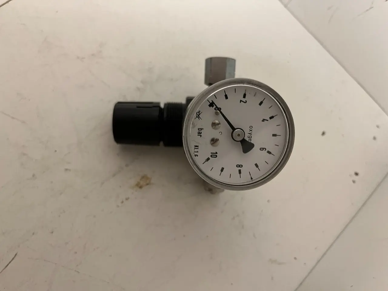 Billede 2 - Oxygen Pressure Regulator 0–10 bar Gauge Inline