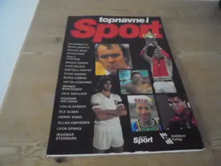 TOPNAVNE I SPORT – FIN BOG I FIN STAND FRA 1978
