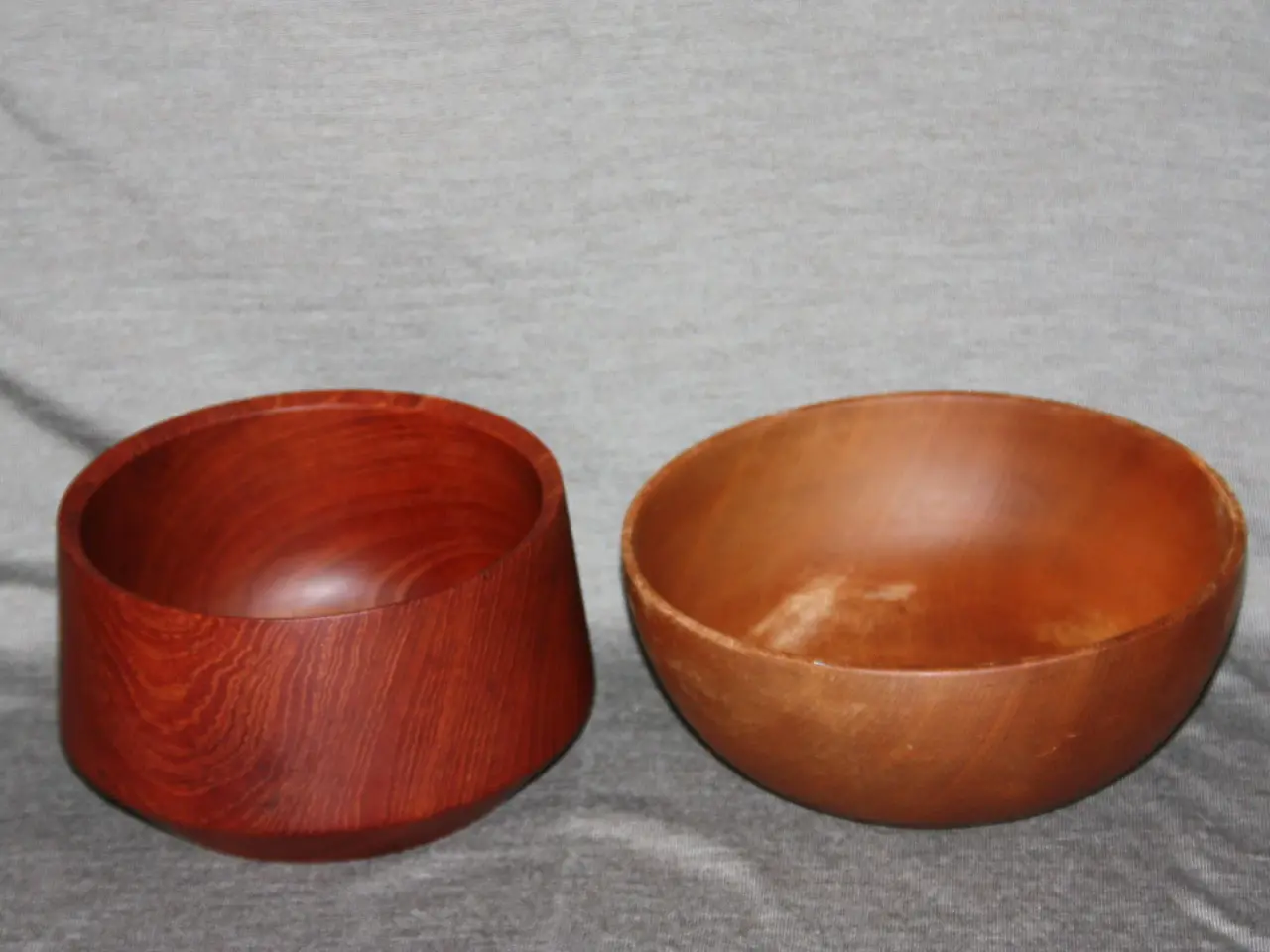 Billede 1 - Teaktræ skål diam 18 cm højde 10 cm