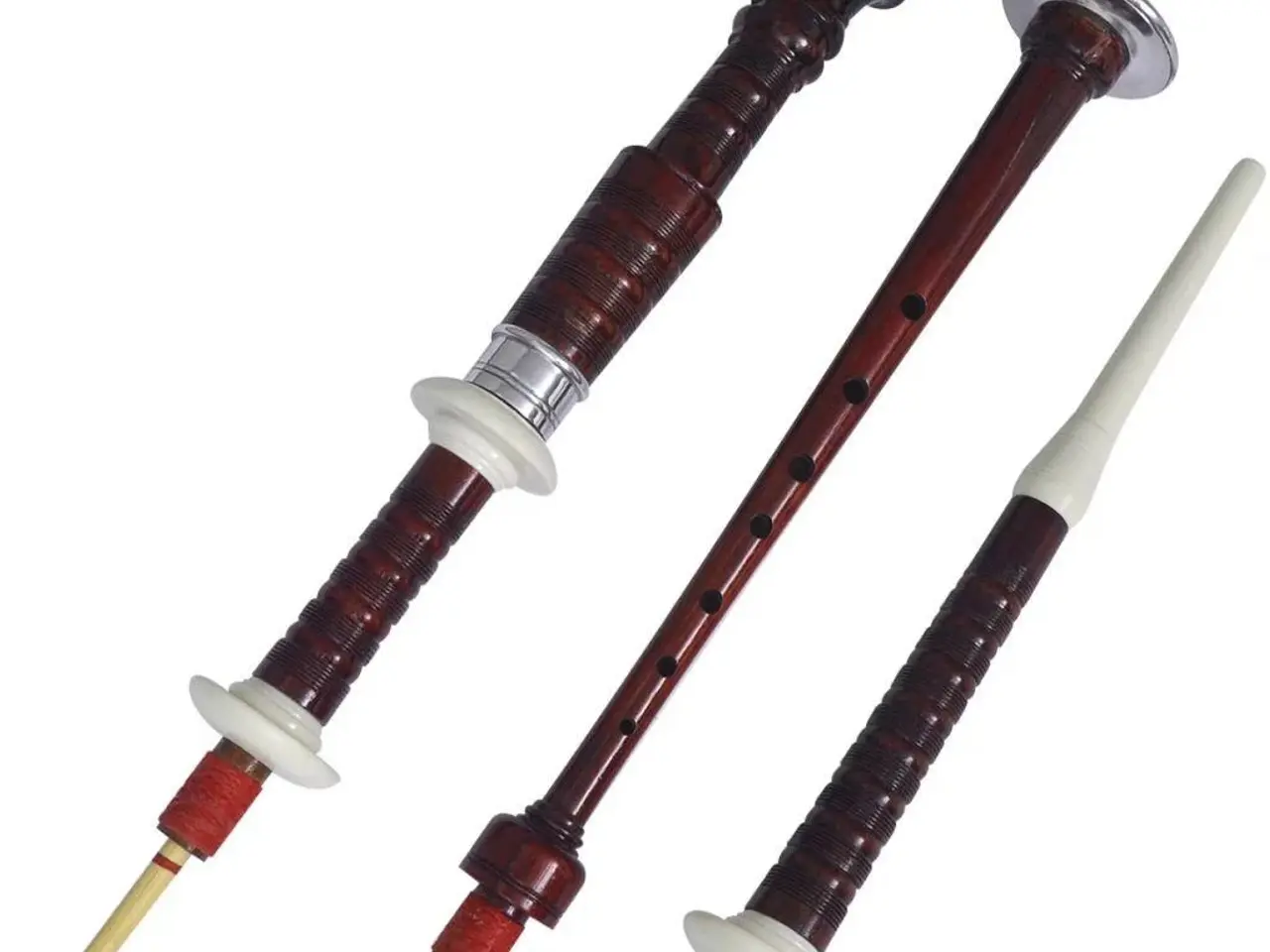 Billede 2 - Sækkepibe Scottish Great Highland - rød tartan