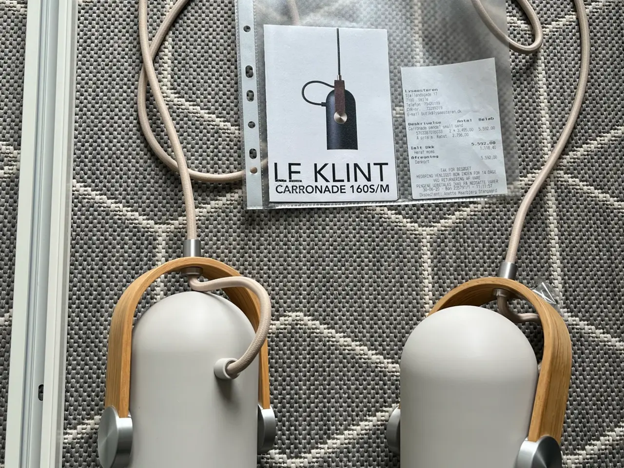 Billede 3 - Le klint drejende hænge lampe