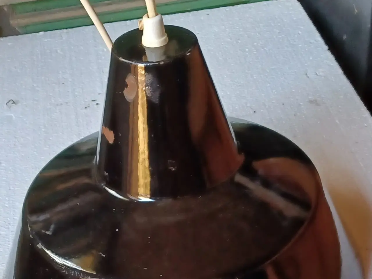 Billede 1 - Værkstedlampe, retro.