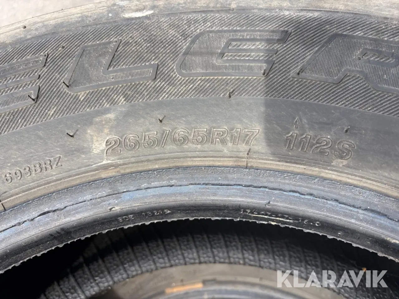 Billede 7 - Dæk Bridgestone Dueler A/T 265/65 R17, 4 Styk