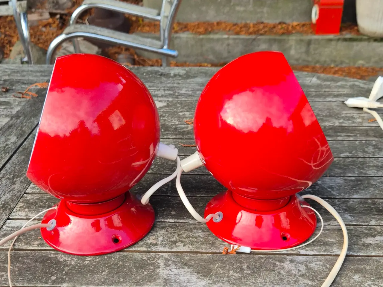 Billede 18 - To store magnetlamper med elegante snoretræk   