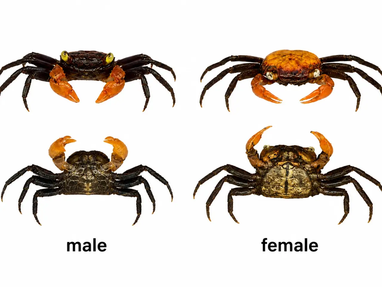 Billede 1 - Vampyrkrabber (Geosesarma sp.)