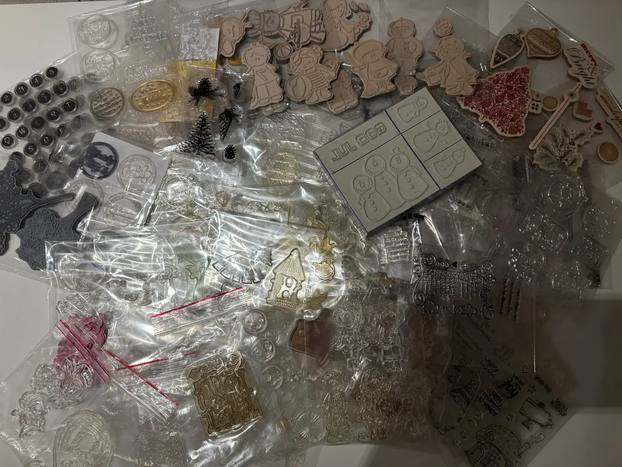 Billede 1 -  Blandet ting til kortfremstilling og scrapbooking