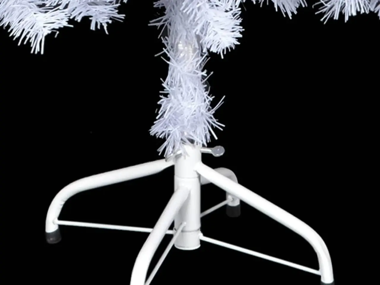 Billede 10 - Kunstigt juletræ med fod 120 cm - hvid