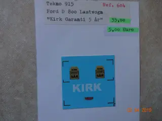 Decal sæt "Kirk Garanti 5 år"