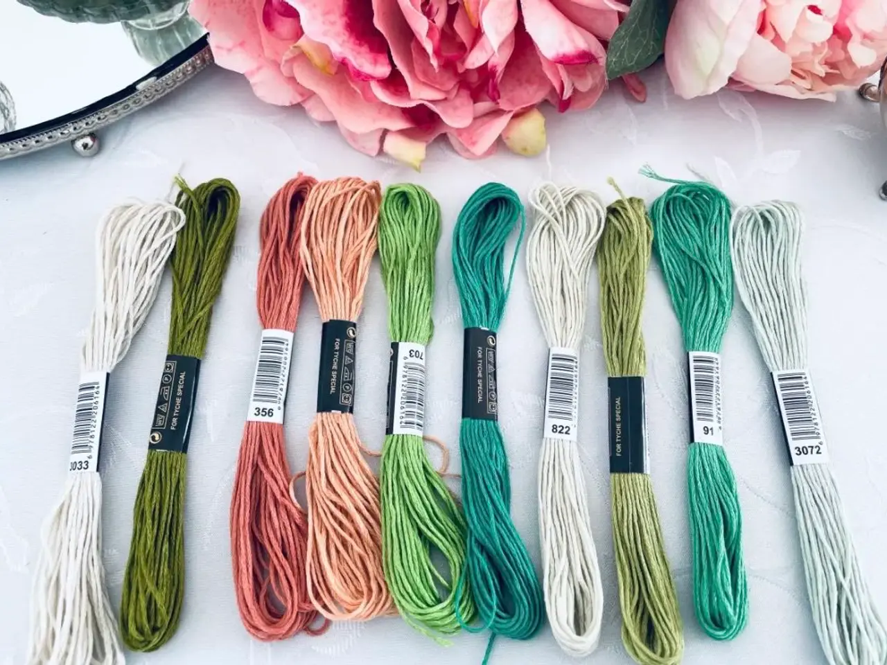 Billede 4 - Broderigarn blandet 