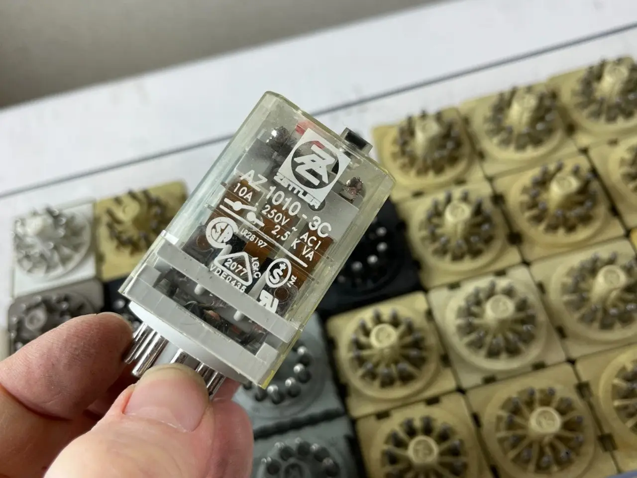 Billede 11 - blandet Plug-In relæ parti 32pcs Schrack Releco