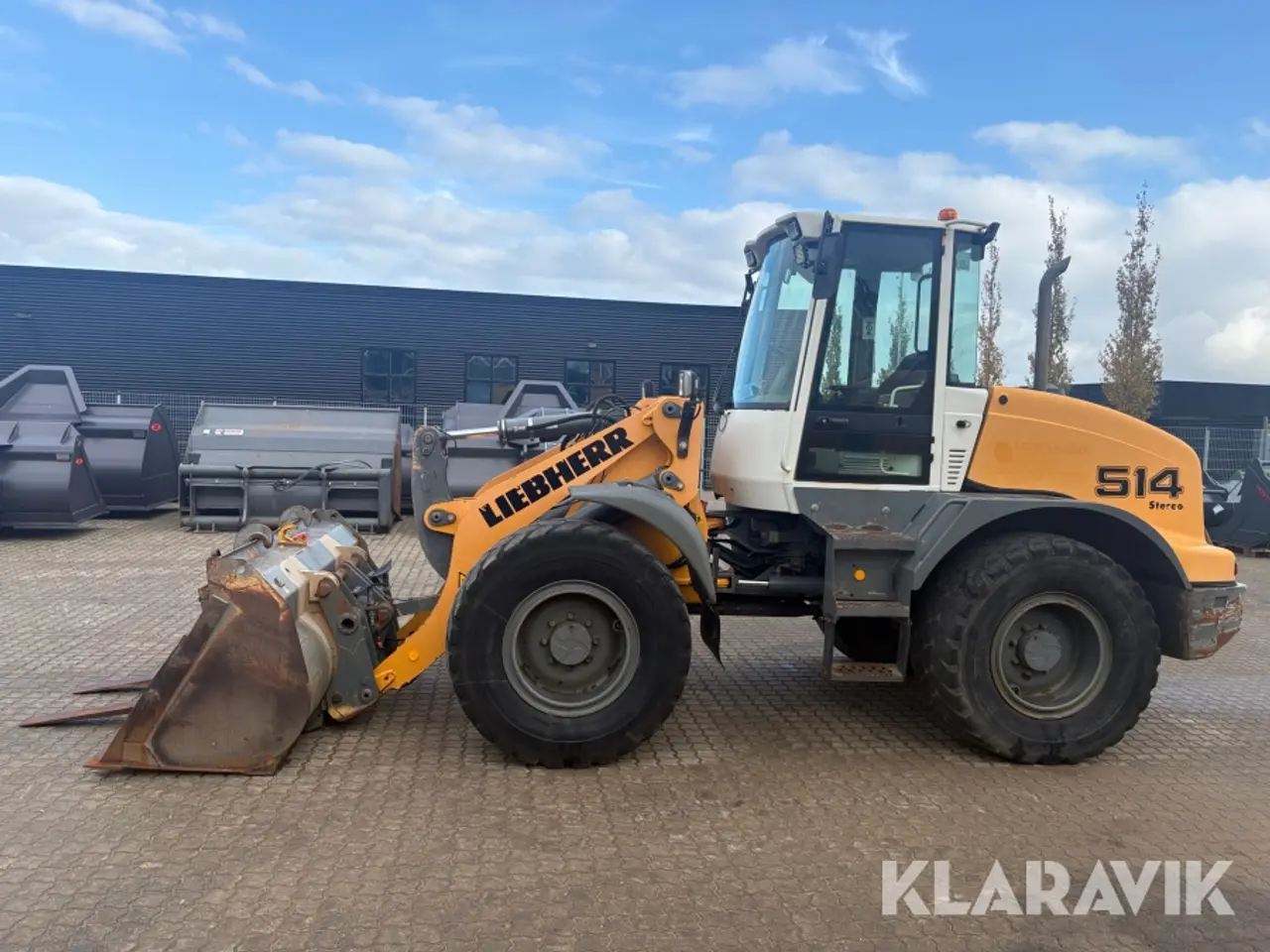 Billede 2 - Gummiged Liebherr L514 + tilbehør