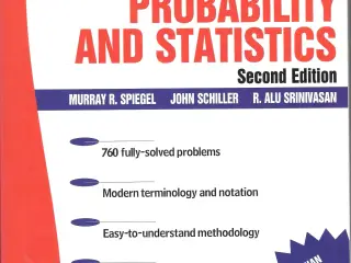 Schaum's Outline Probability and Statistics, 2nd E