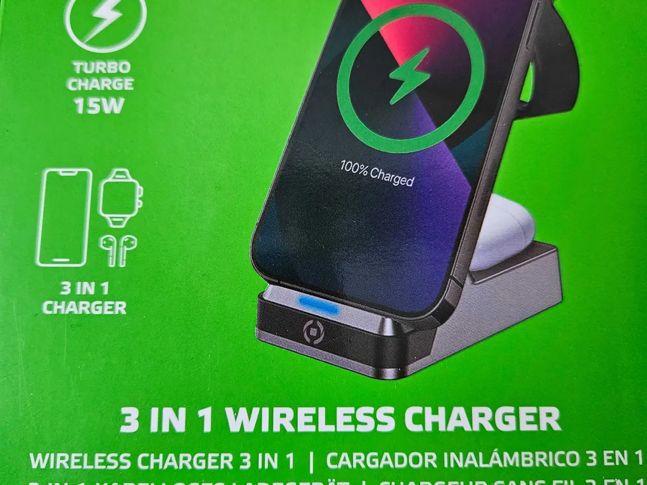 Billede 2 - Celly 3 in 1 Wireless Charger