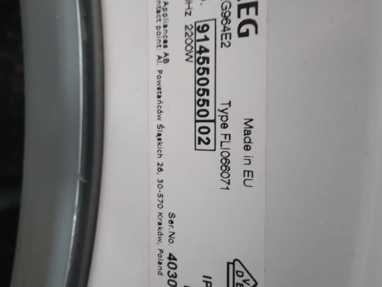 Billede 10 - Aeg/Electrolux vaskemaskine 