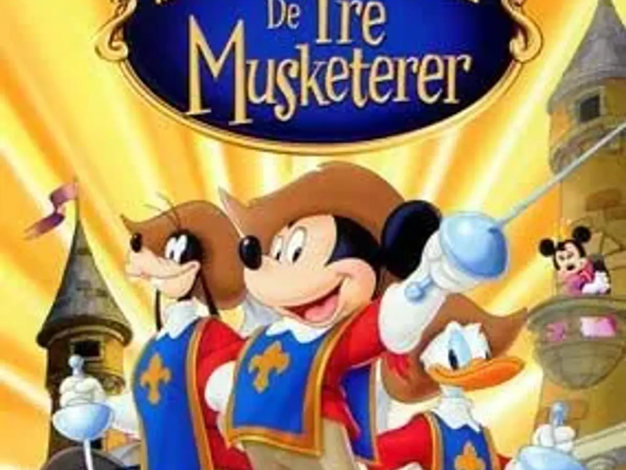 Billede 1 - DISNEY ; De tre musketerer ; SE !