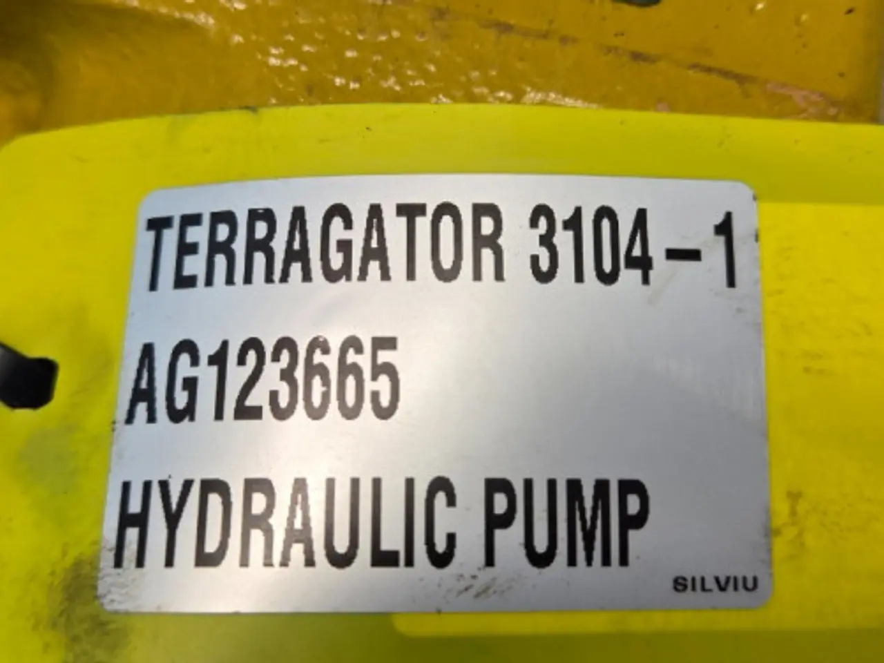 Billede 7 - Terragator 3104 Hydraulikpumpe AG123665