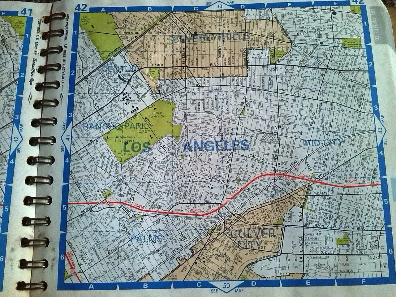 Billede 2 - The Thomas Guide, LA Country.