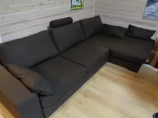 Sovesofa med chaiselong