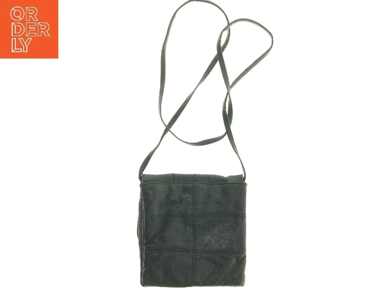 Billede 2 - Svar taske med skulderrem (str. 20x19 cm)