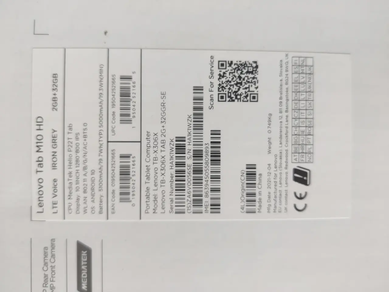 Billede 3 - Lenovo tablet M10 HD