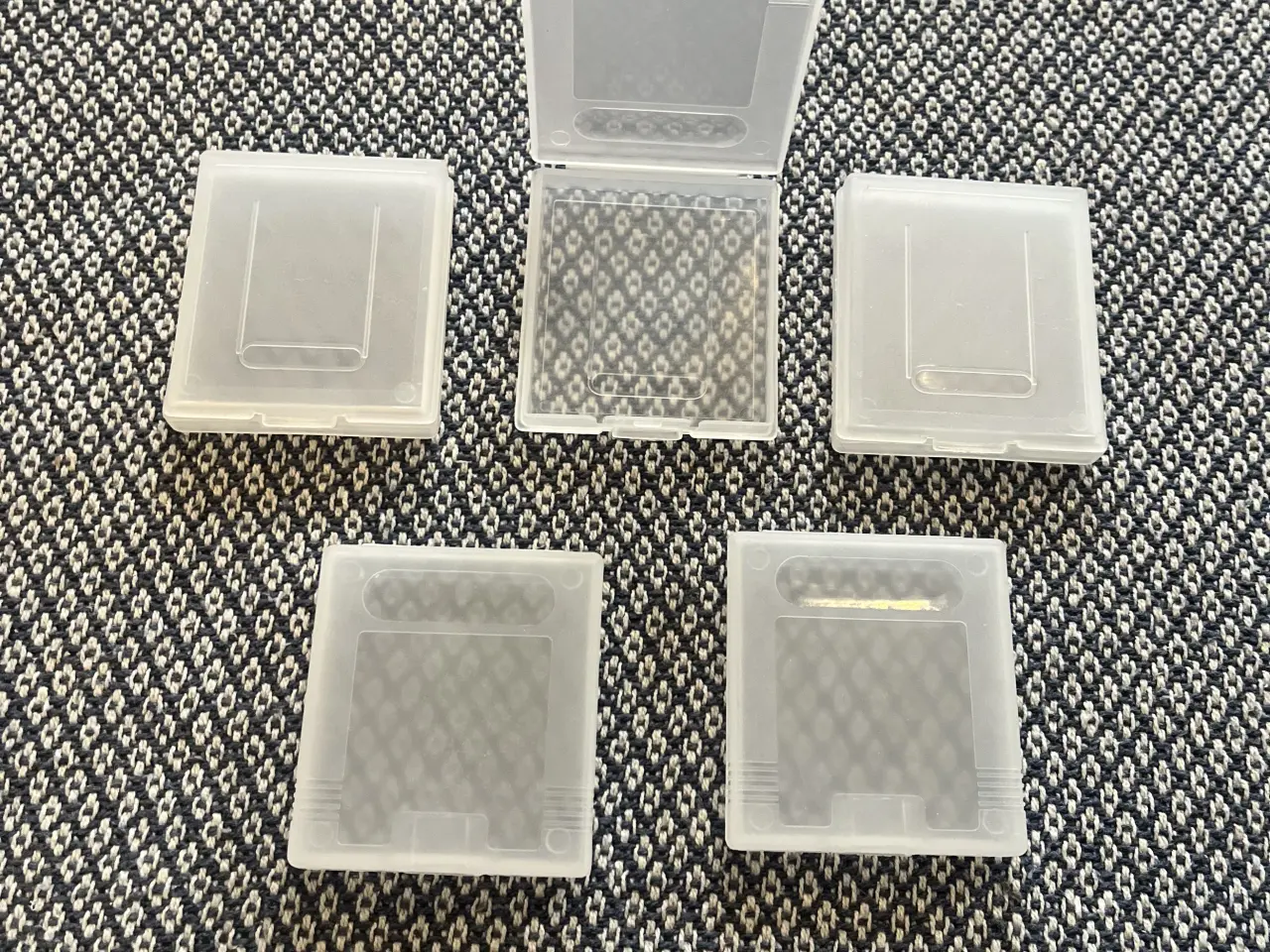 Billede 1 - 5 Etui spilcartridges til gameboy spil
