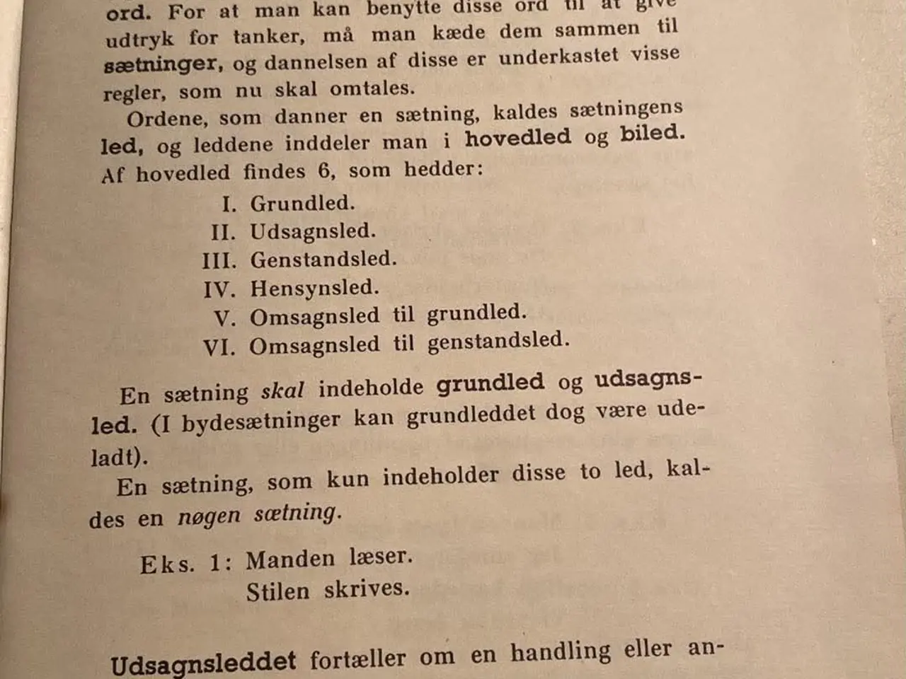 Billede 3 - Dansk grammatik