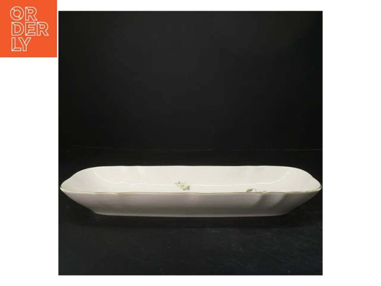 Billede 1 - B&G saksisk blomst fad (str. 38x15 cm)