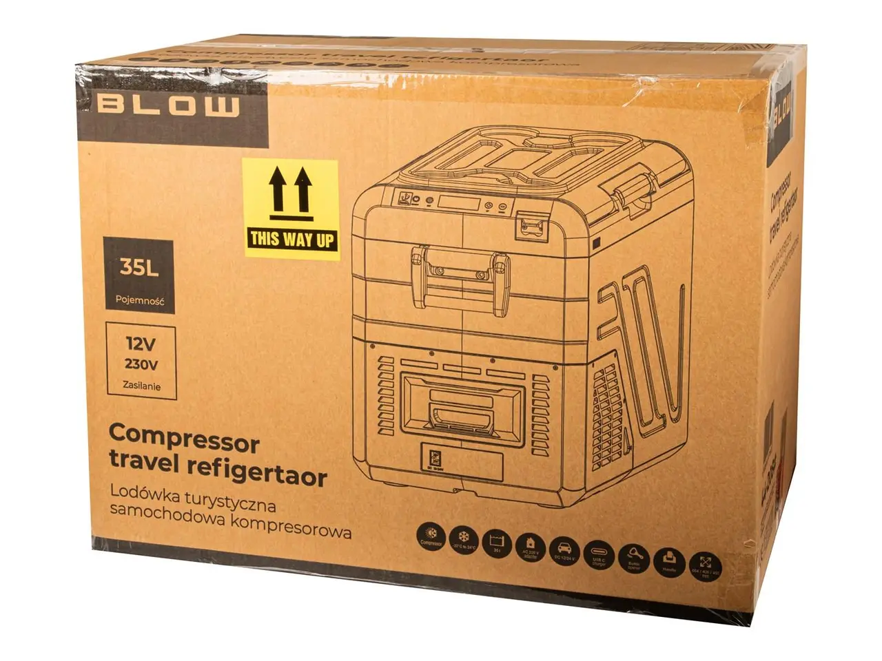 Billede 10 - Kompressor bilkøleskab BLOW 35 l -20 °C - sort