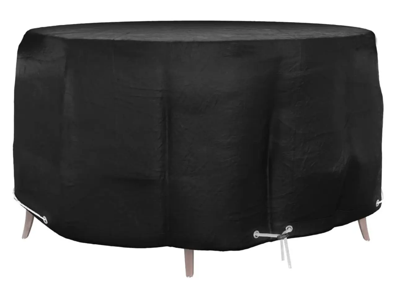 Billede 1 - Havemøbelovertræk Ø230 x 90 cm - sort
