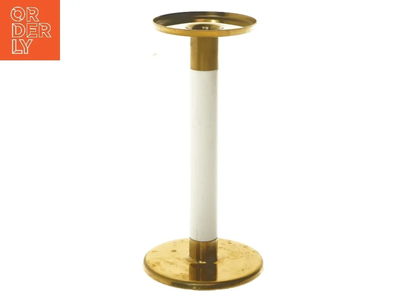Billede 1 - Lysestage i metal (str. 21x10 cm)