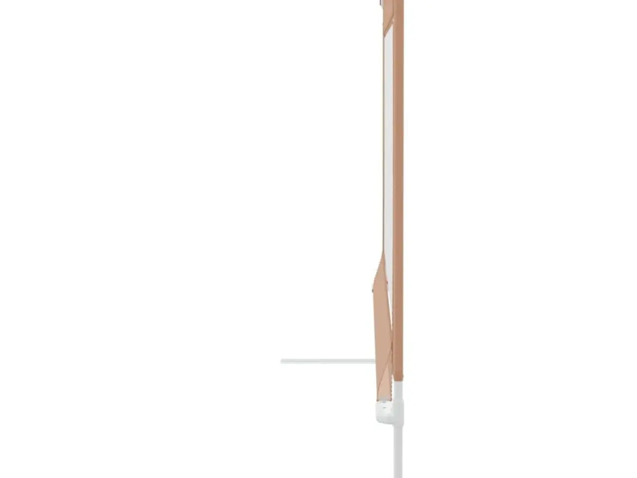 Billede 5 - Sengehest til børneseng 200×25 cm - stof, gråbrun