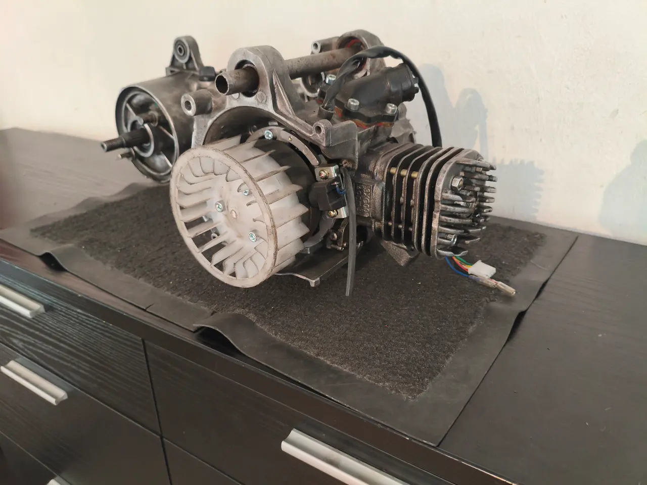 Billede 3 - kort minarelli 50cc motor med kick &Baghjul