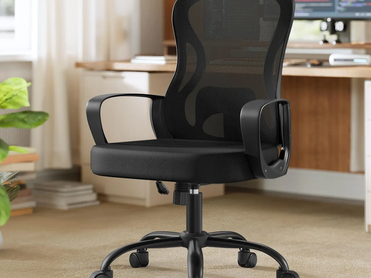 Billede 2 - Ergonomisk kontorstol i mesh OBN043BH02 - Ink Black