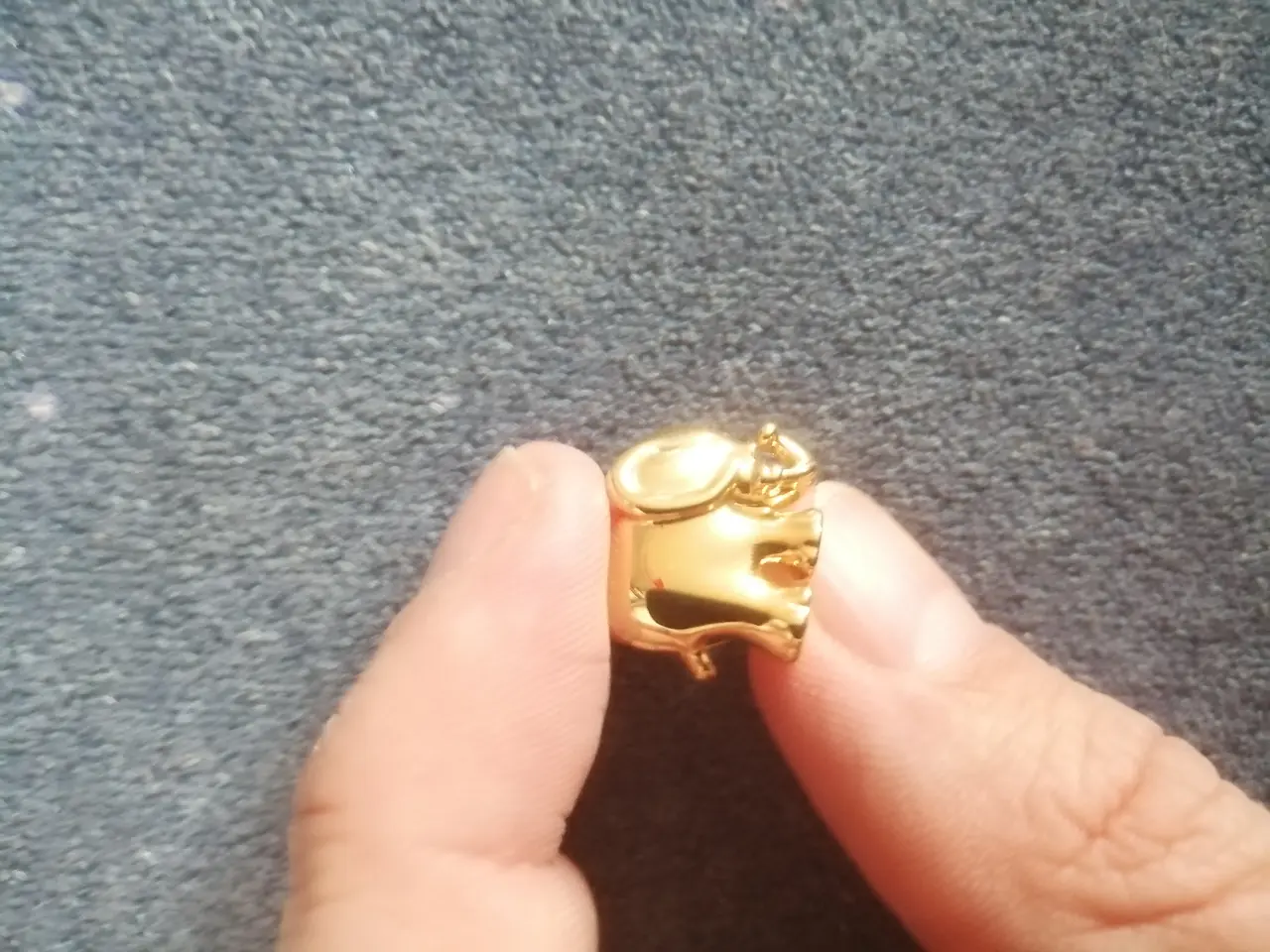 Billede 3 - Smuk Forgyldt Elefant Broche