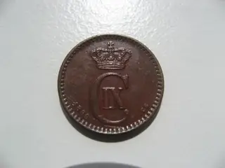 Særdeles Flot delfin 1 øre 1886, en af de gode