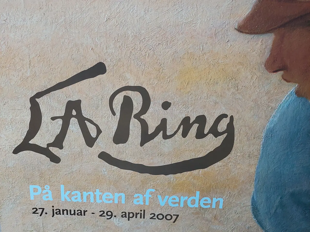 Billede 2 - L.A. Ring plakat – "På kanten af verden" (Ubrugt)