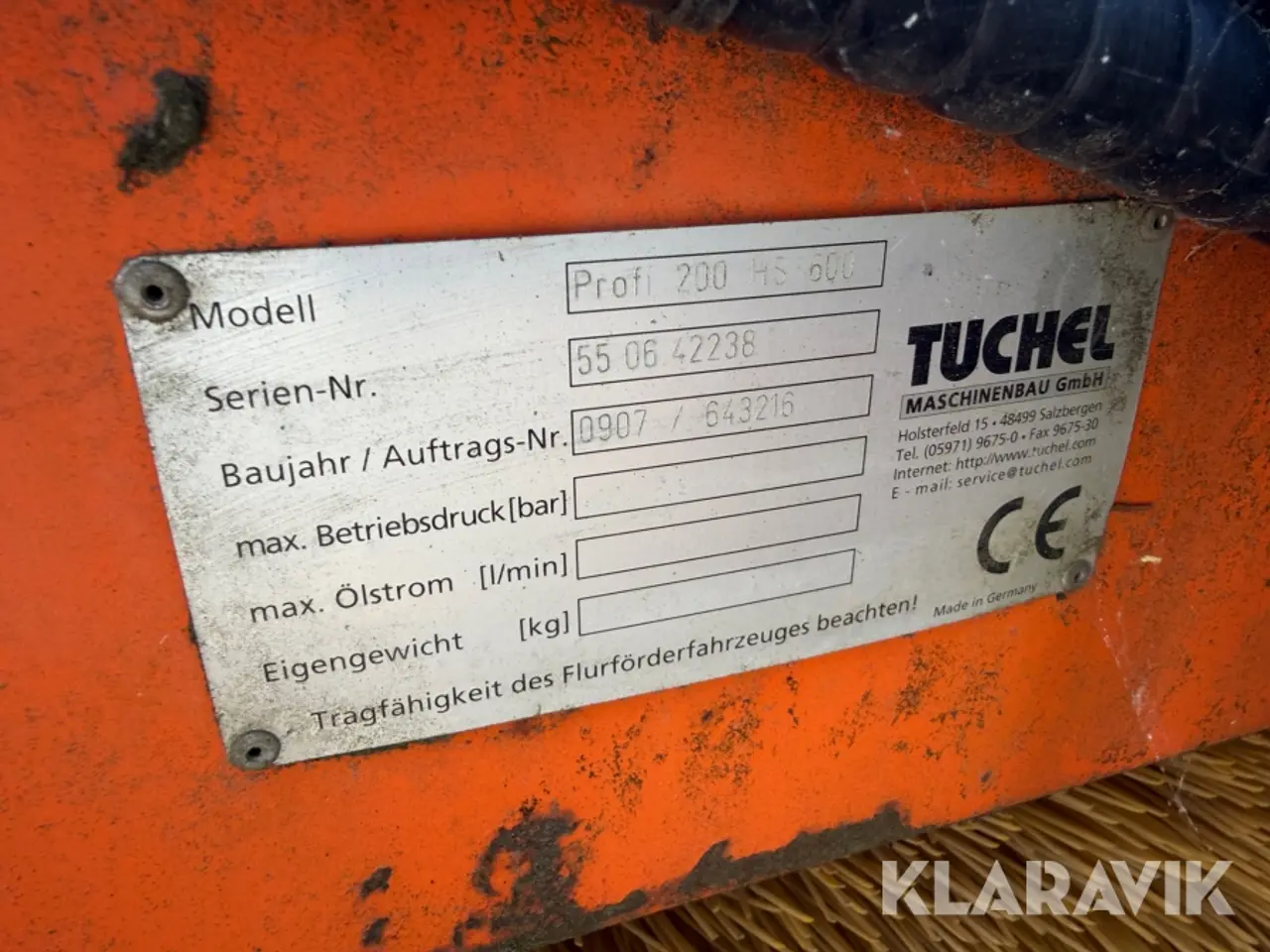 Billede 5 - Kost Tuchel Profi 200 HS 600 - 1 styk