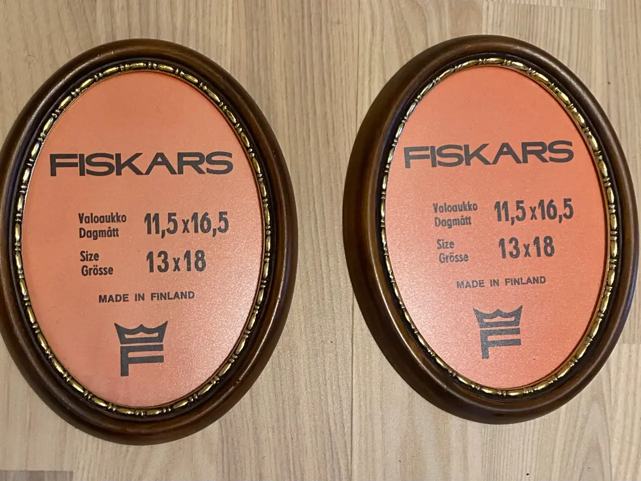 Billede 1 - Ovale Rammer af træ