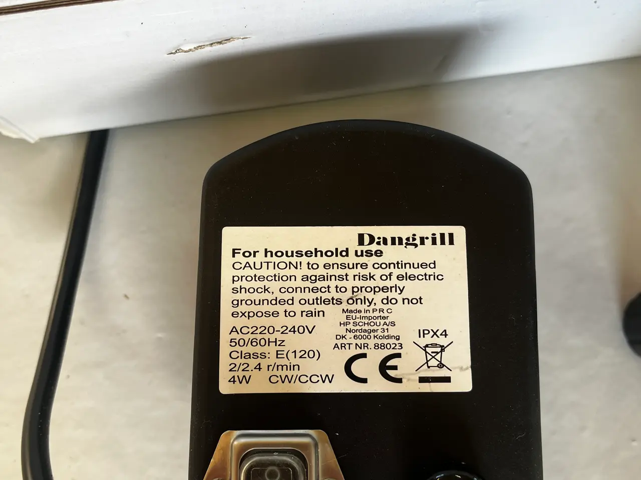Billede 2 - Rotisseri t/gasgrill, 3-4 brændere