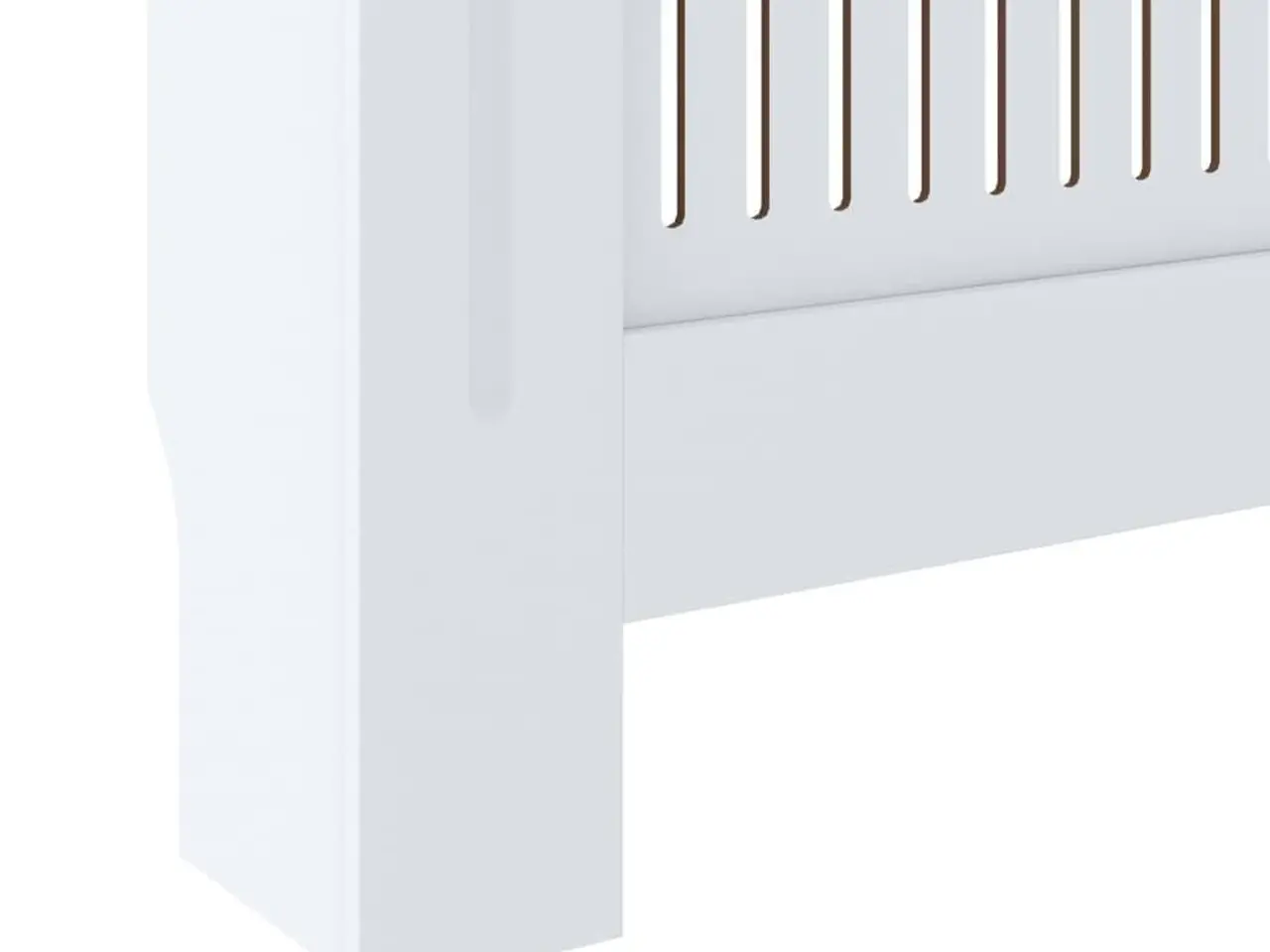 Billede 7 - Radiatorskjuler 205 cm MDF hvid