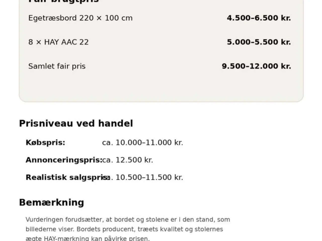 Billede 3 - Massiv egetræsbord mørk olieret
