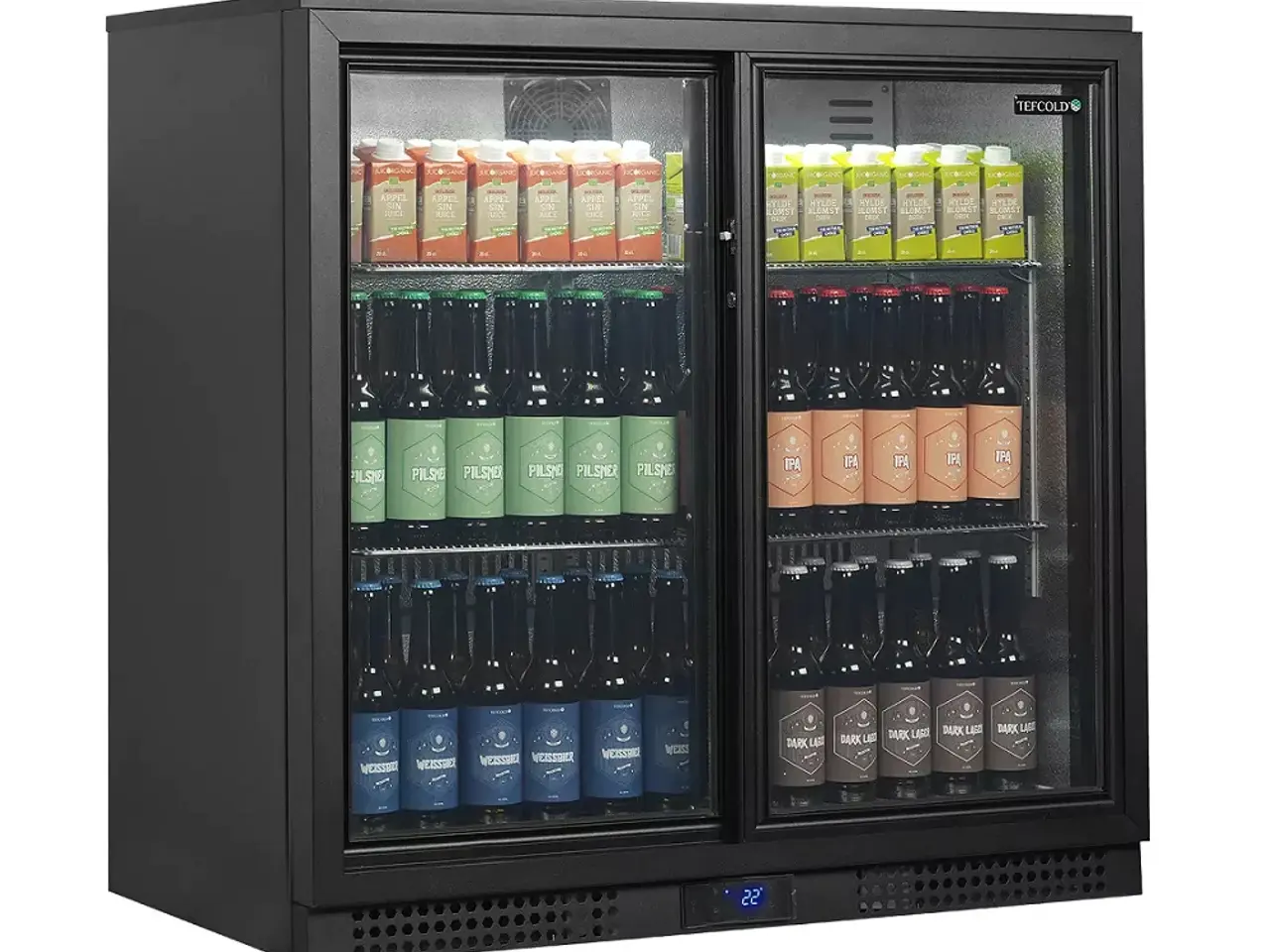 Billede 1 - Tefcold BA21S Backbar/Barkøleskab – med skydedøre