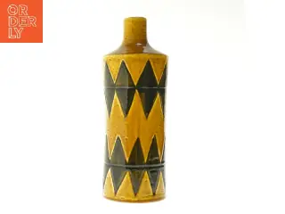 Keramisk vase med geometrisk mønster fra Rrftrand (str. 27 cm)