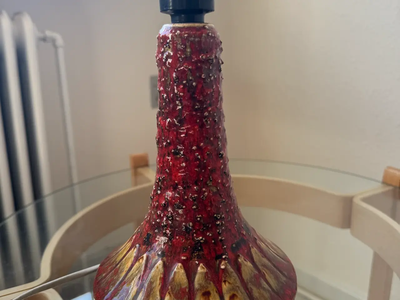 Billede 3 - Retro keramik bordlampe