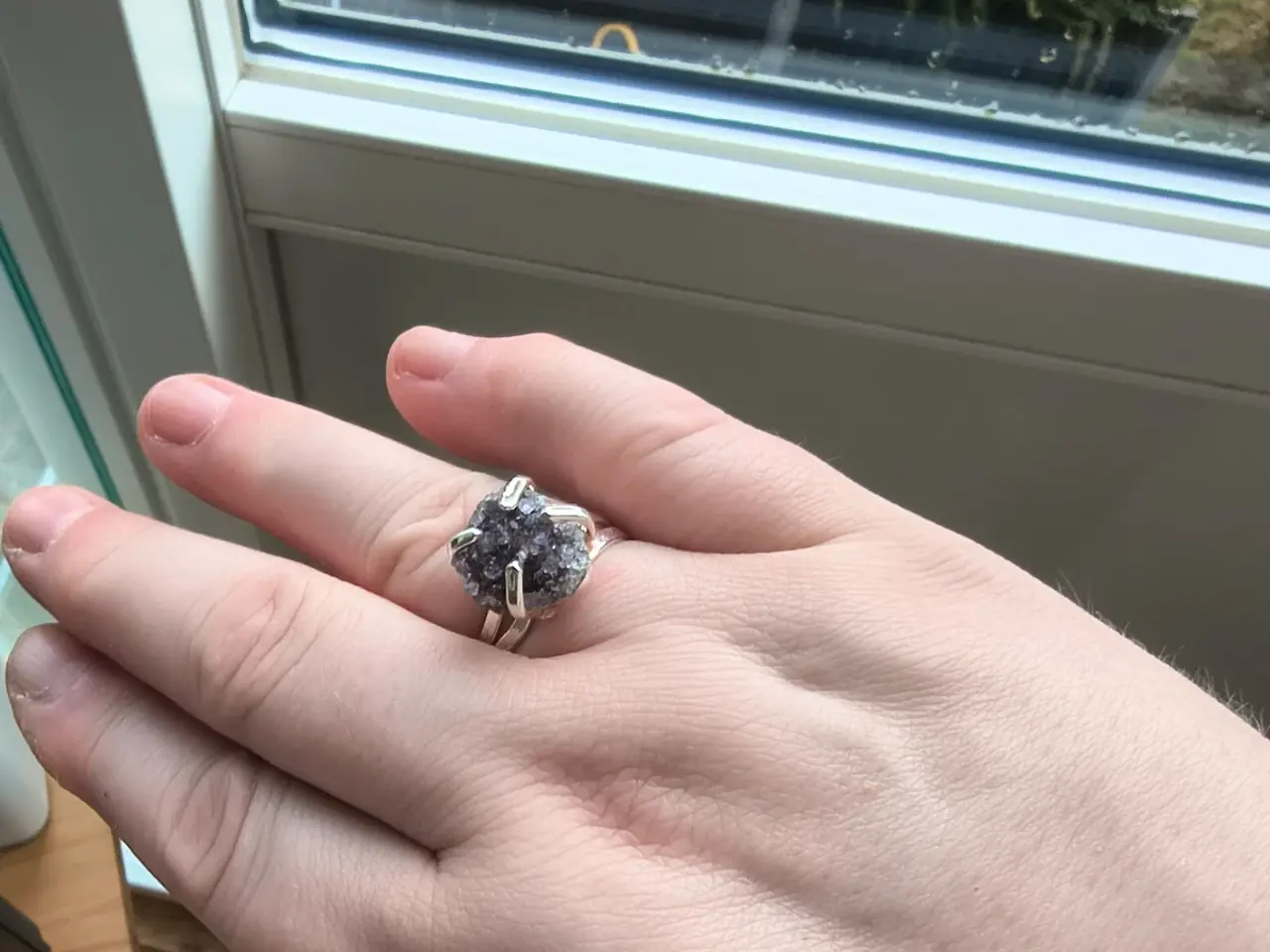 Billede 7 - Ring med rå ametyst