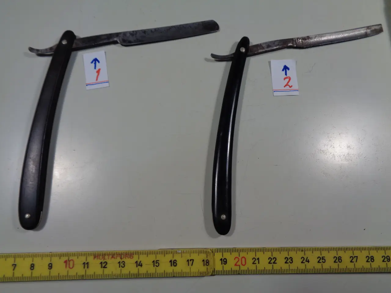 Billede 5 - Barberkniv,Ragekniv 2stk ældre. 