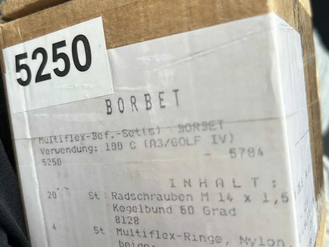 Billede 2 - Møtrikker og centeringsringe til Audi A3 og Golf 4