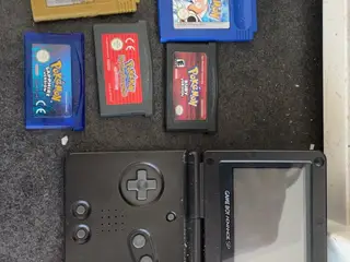 Gameboy + pokemon sælges